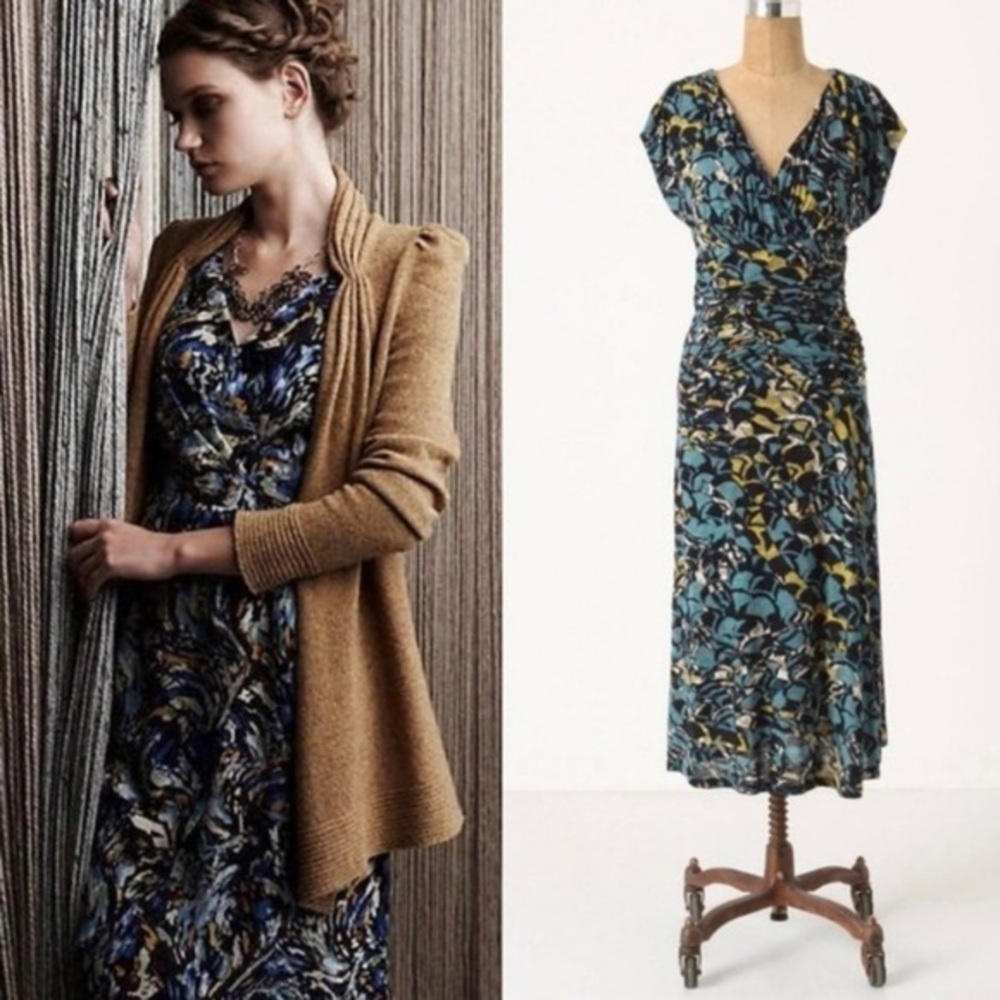 Anthropologie Moulinette Soeurs Botanica Dusk Maxi Dress - size Medium